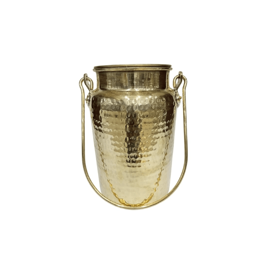 Brass Barni (Milk,Ghee,Oil Container) - Brass | Sambhavnath Steel, Ahmedabad