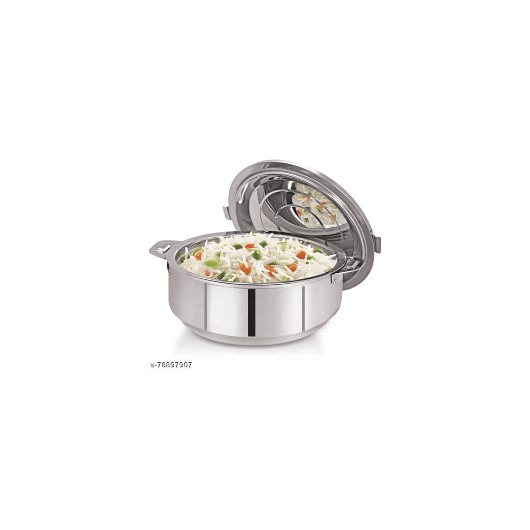 Stainless Steel Casserole Set | Sambhavnath Steel, Ahmedabad
