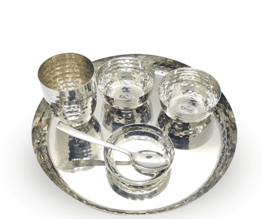 Stainless Steel Dinner Set | Sambhavnath Steel, Ahmedabad