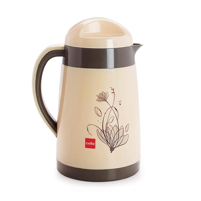 Cello Neptune Plastic Tuff Jug, 1 Litre, Brown