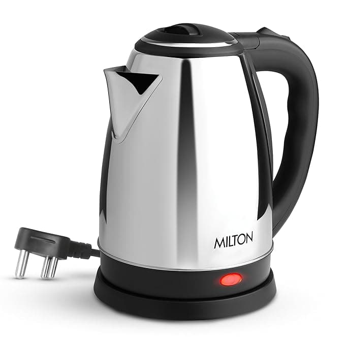 Milton Euroline Go Electro Stainless Steel Electric Kettle, 1350 Watts